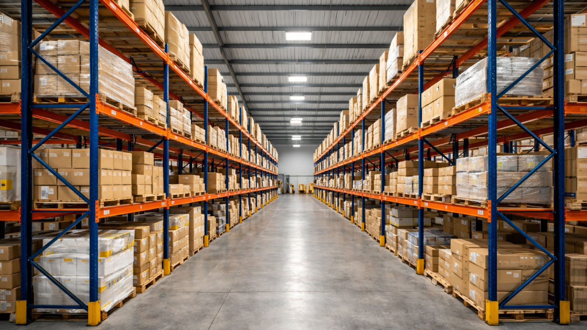 Modular mezzanine floor structure manufactured by RacksQ